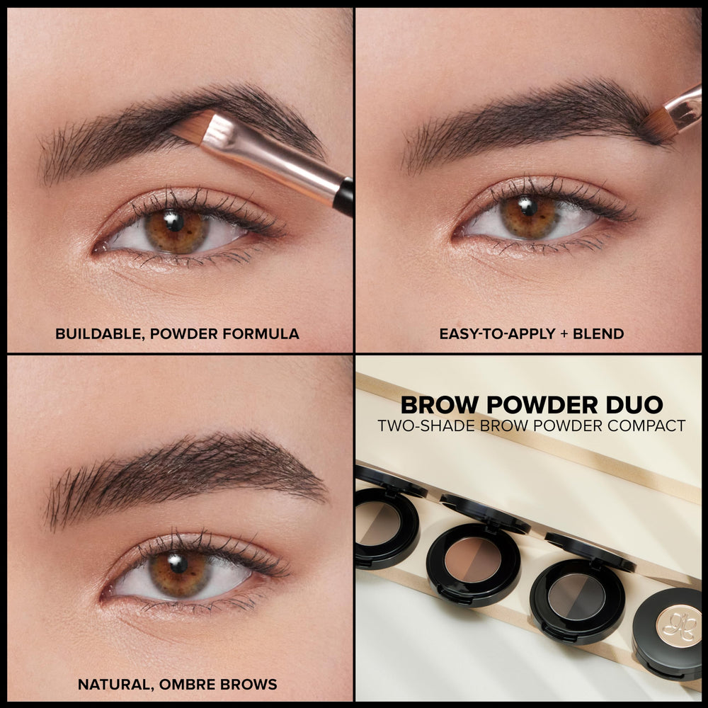 Anastasia Poudre Sourcils Duo – application précise et contrôlée.