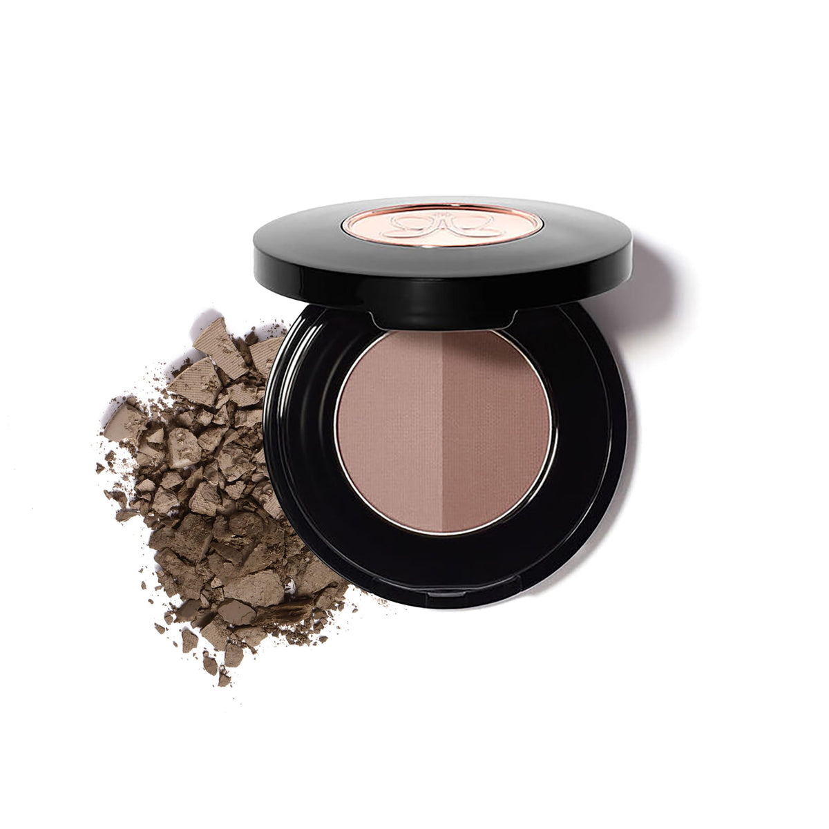 Anastasia Poudre Sourcils Duo Brun moyen pour ombré naturel.
