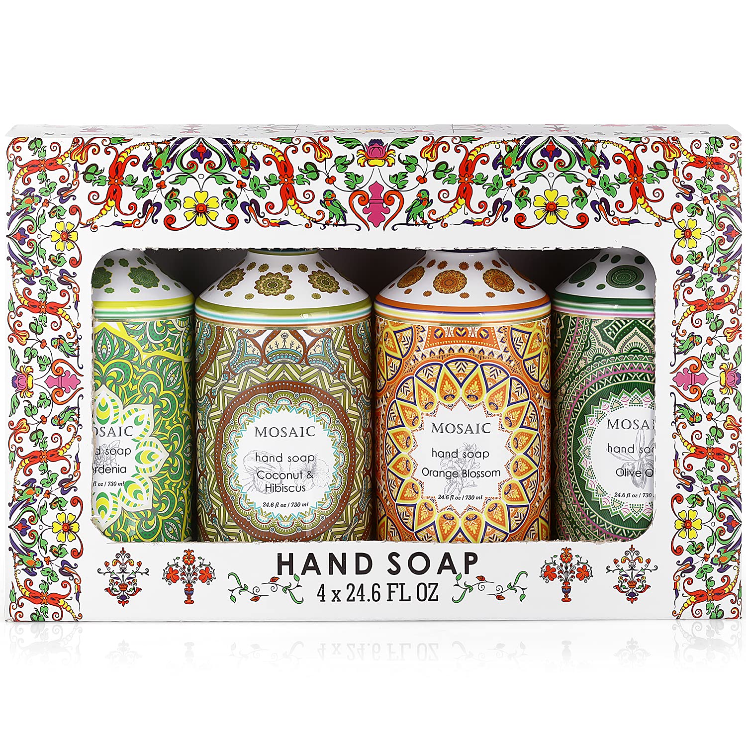 AnatoliaDaphne Mosaic jabón líquido de manos en set de regalo elegante