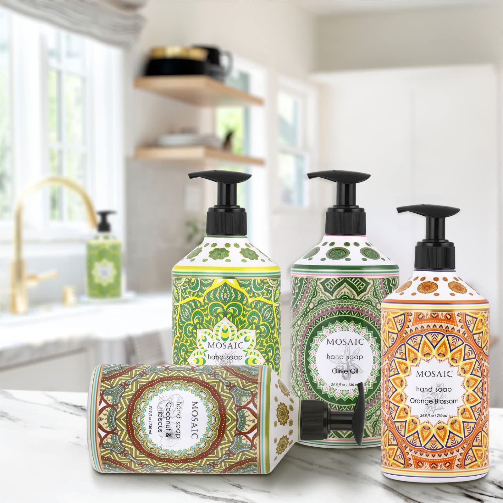 AnatoliaDaphne set regalo jabones líquidos con cuatro aromas premium
