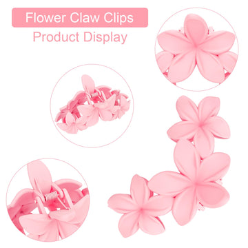 Anbala flor hawaiana gradiente blanco-rosa, colores versátiles para cualquier estilo