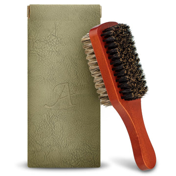 Ancable cepillo ondas para hombres, doble cara para peinar y cuidado diario.