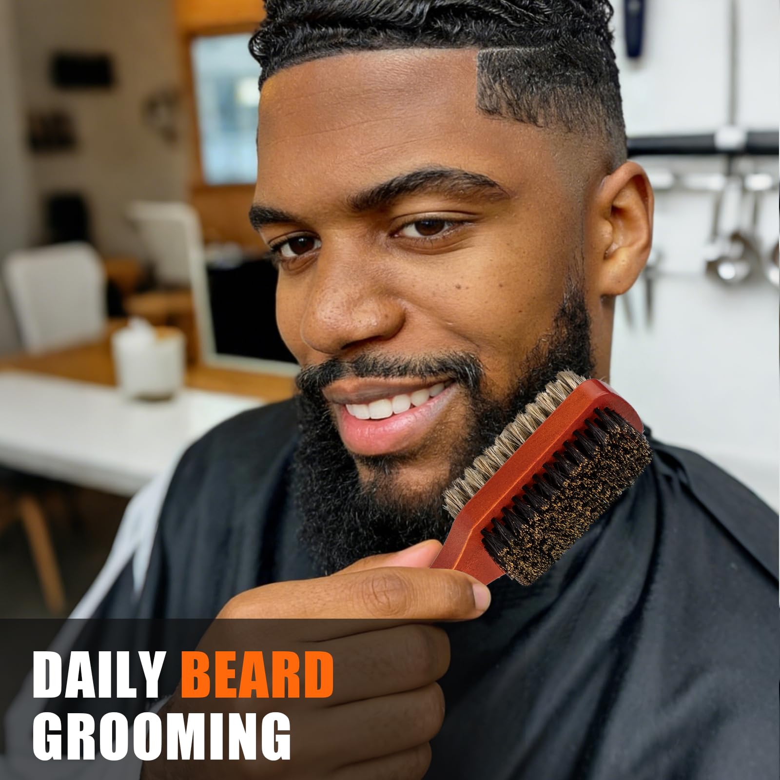 Ancable uso diario para cabello grueso, ondas y barba.
