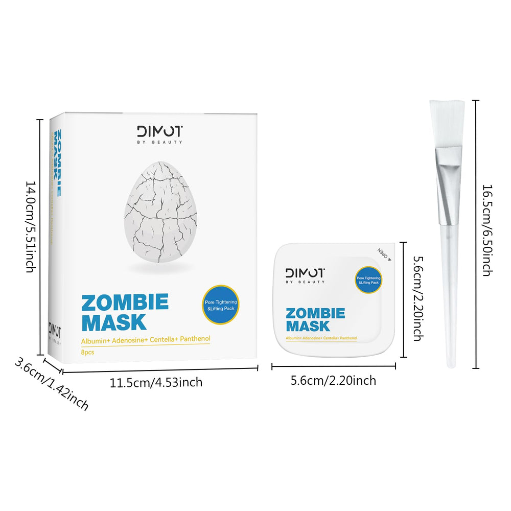 ANCAI Zombie Mascara facial: empaque compacto para viajar
