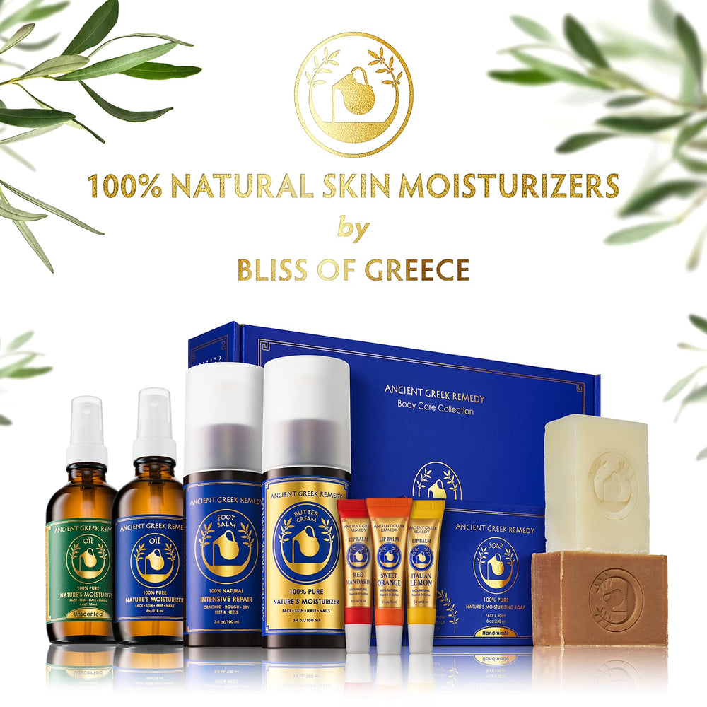 Aplicación suave de Ancient Greek Remedy en pies y manos