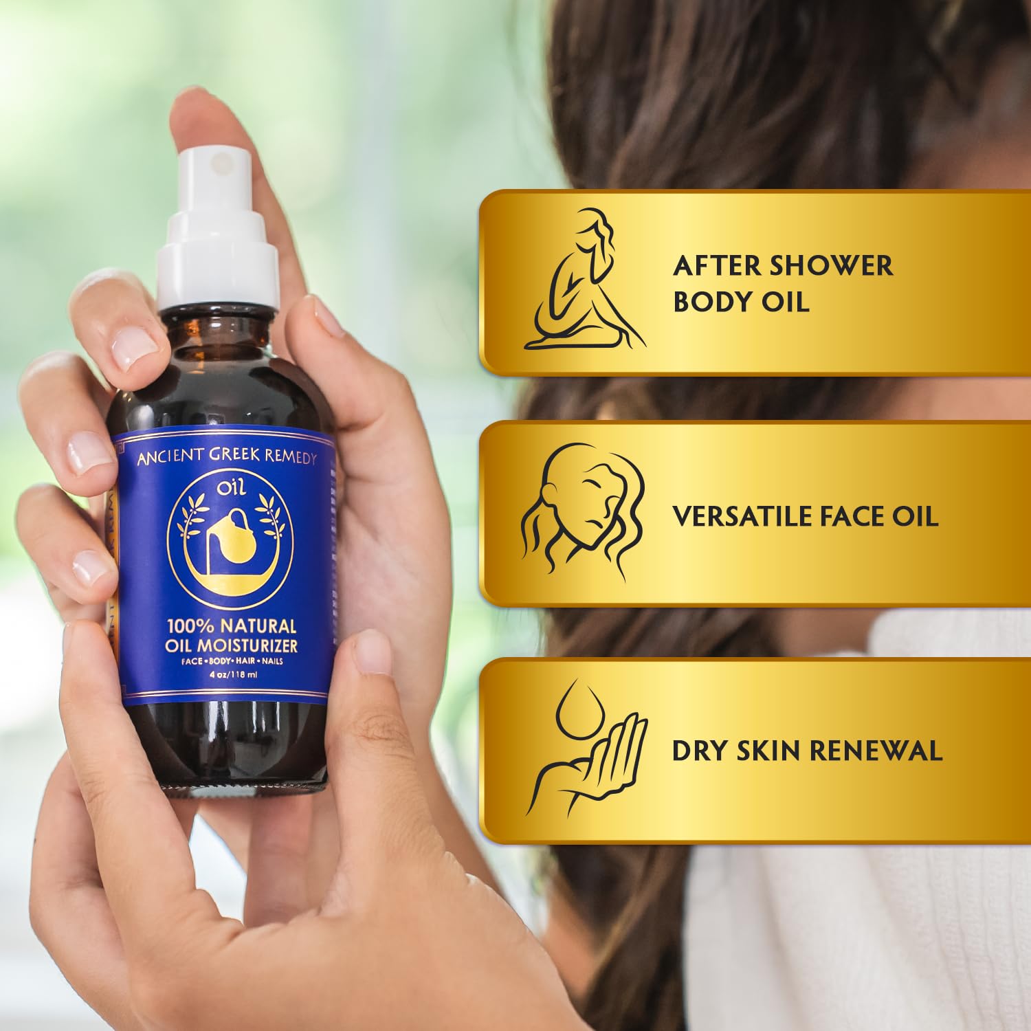 Ancient Greek Remedy mezcla de aceites organicos 99% para piel radiante