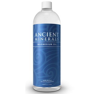 Ancient Minerals: aceite magnesio en atomizador recarga para uso práctico en casa