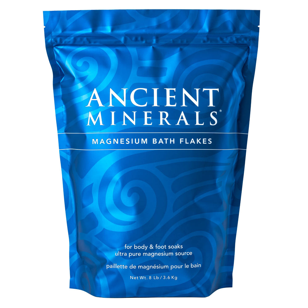 Ancient Minerals bolsa 8 libras con flakes para baño, ideal para desconectar tras un día.