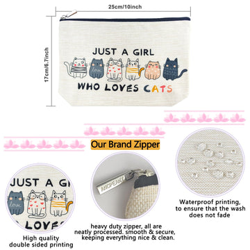 Ancpeany funda maquillaje gato diseno 3D: diseño lúdico y moderno para adolescentes.
