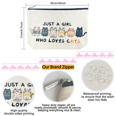 Ancpeany funda maquillaje gato diseno 3D: diseño lúdico y moderno para adolescentes.