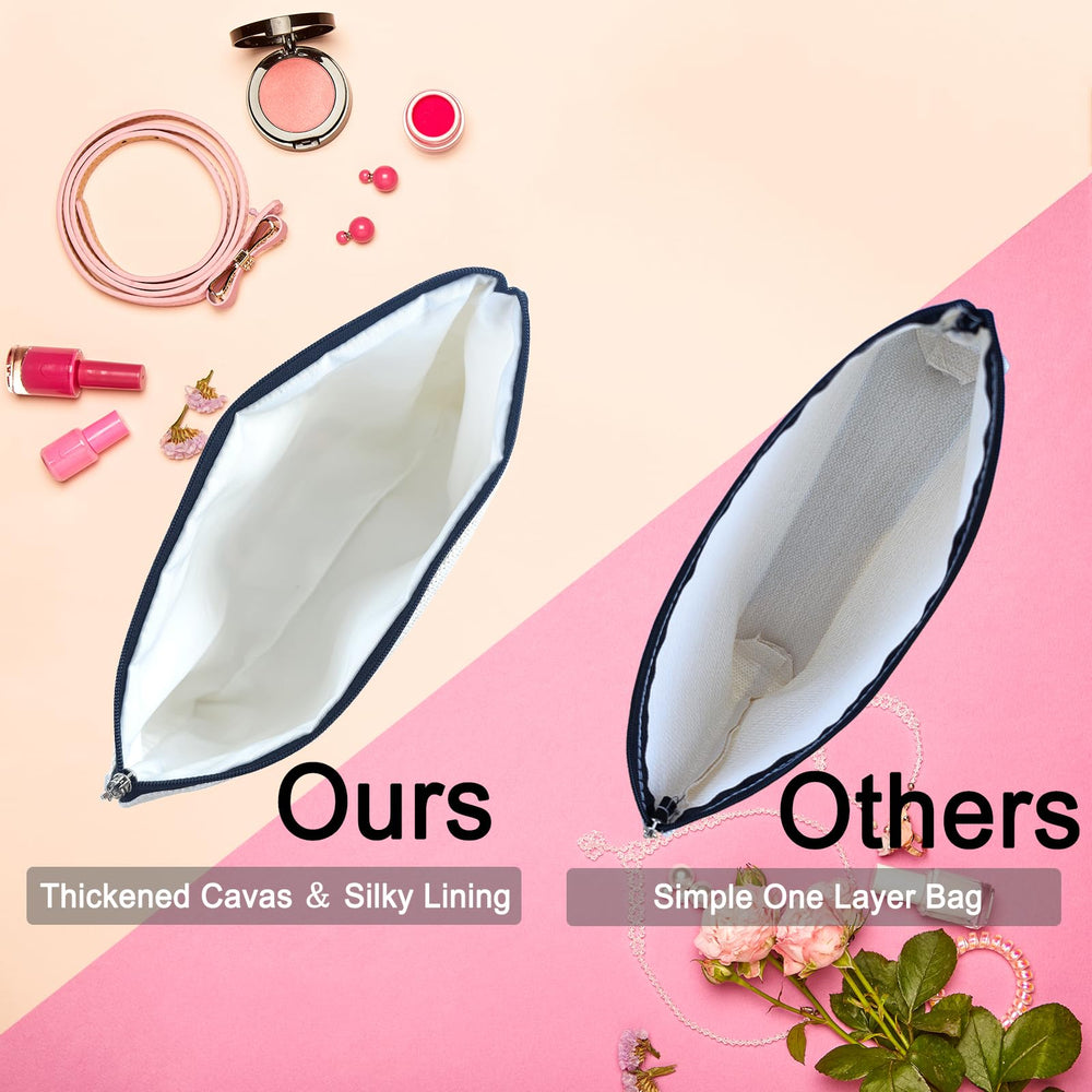 Ancpeany funda maquillaje gato uso viaje: ligera y portátil para salidas.