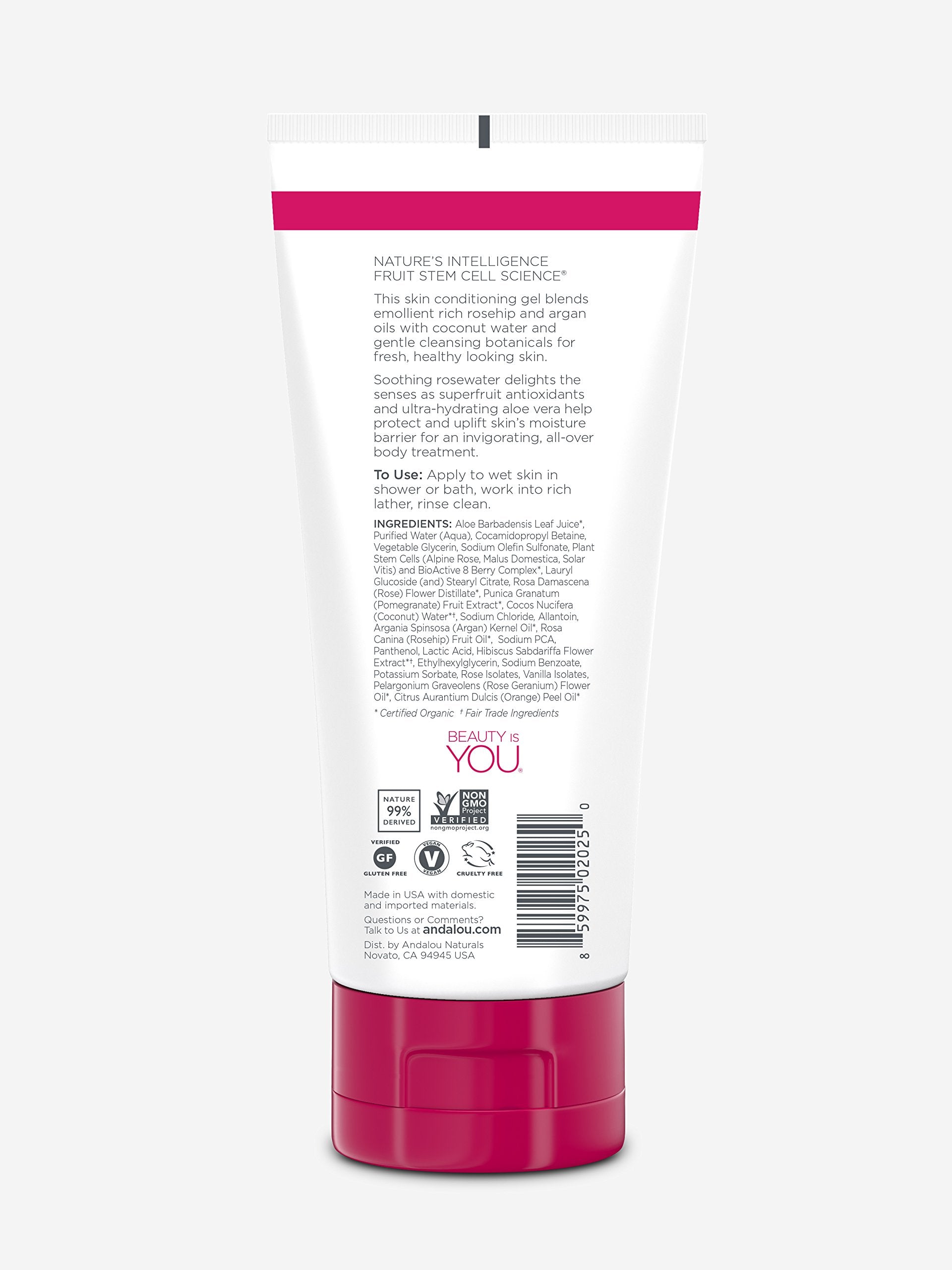 Andalou Naturals 1000 Roses Aceites Rosa: hidratación suave para piel radiante.