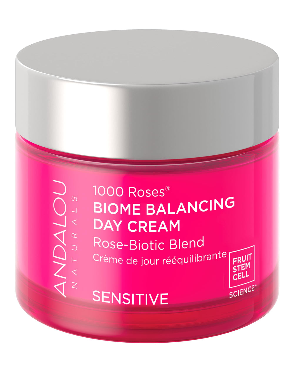 Andalou Naturals 1000 Roses crema de día suave para balancear la microbiota de la piel