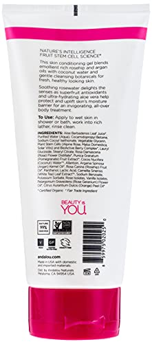 Andalou Naturals 1000 Roses Espuma Suave: limpieza delicada para piel sensible.