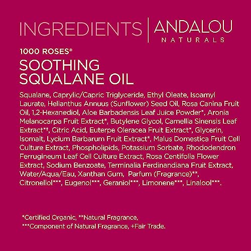Andalou Naturals 1000 Rosas: ritual de relajación con aroma suave.