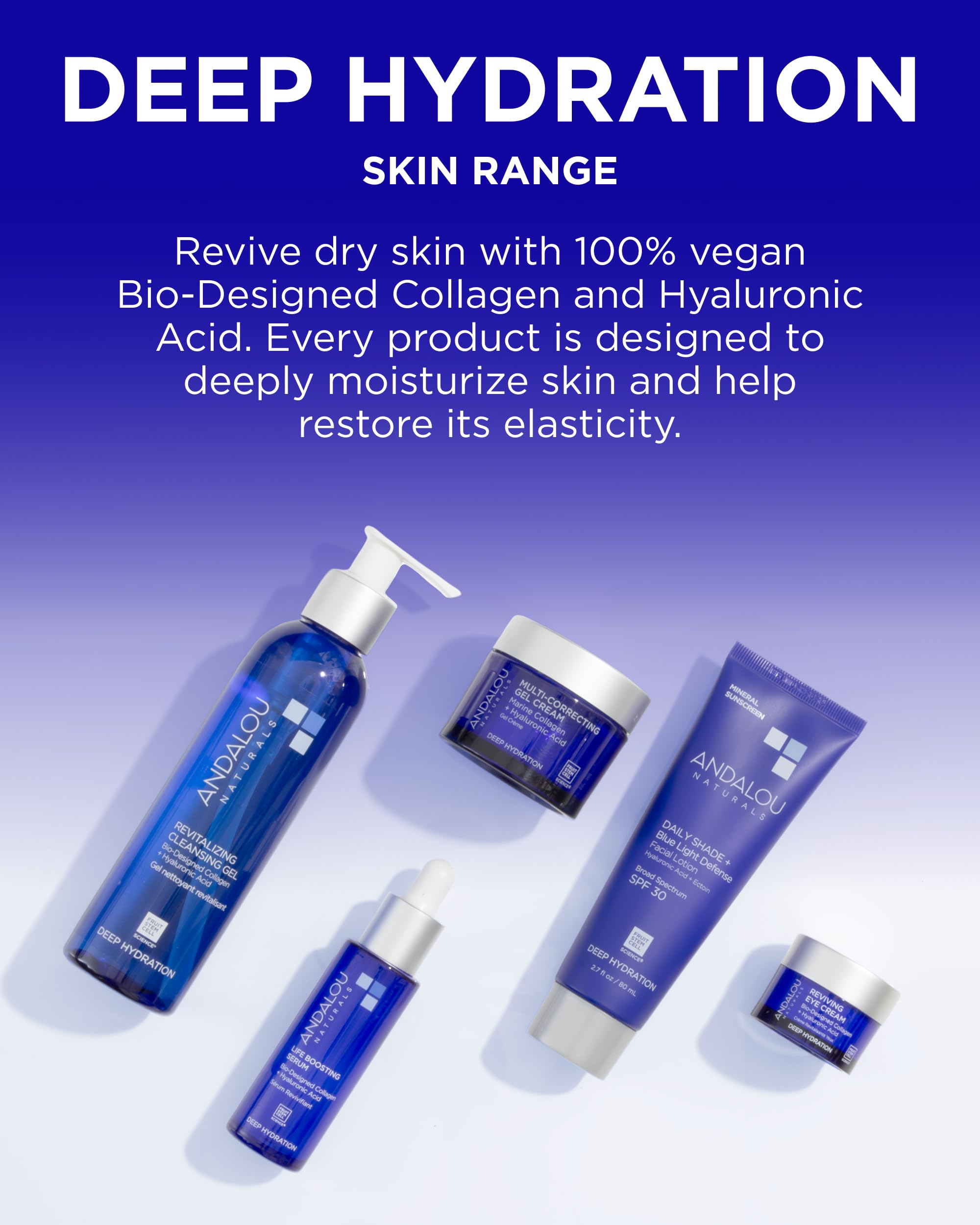 Andalou Naturals aplicación diaria en cara y cuello para uso diario.