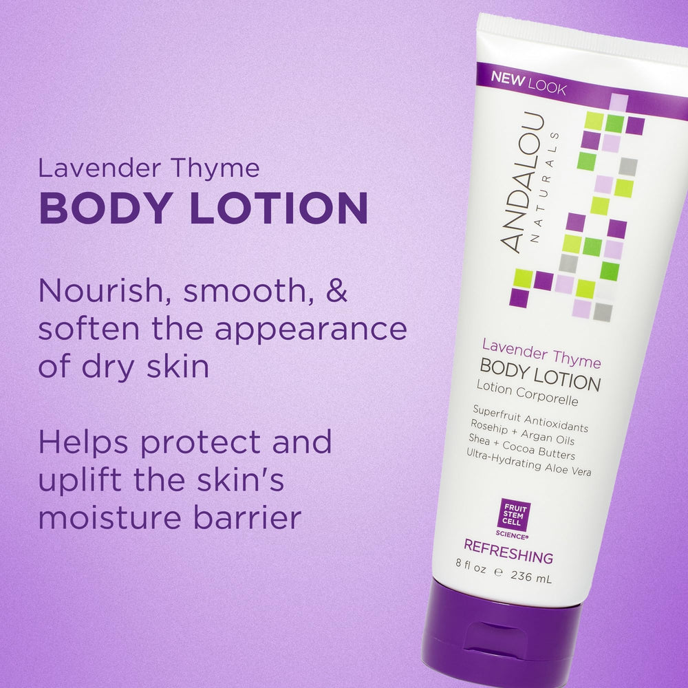 Aroma Lavanda Tomillo de Andalou Naturals, experiencia relajante diaria
