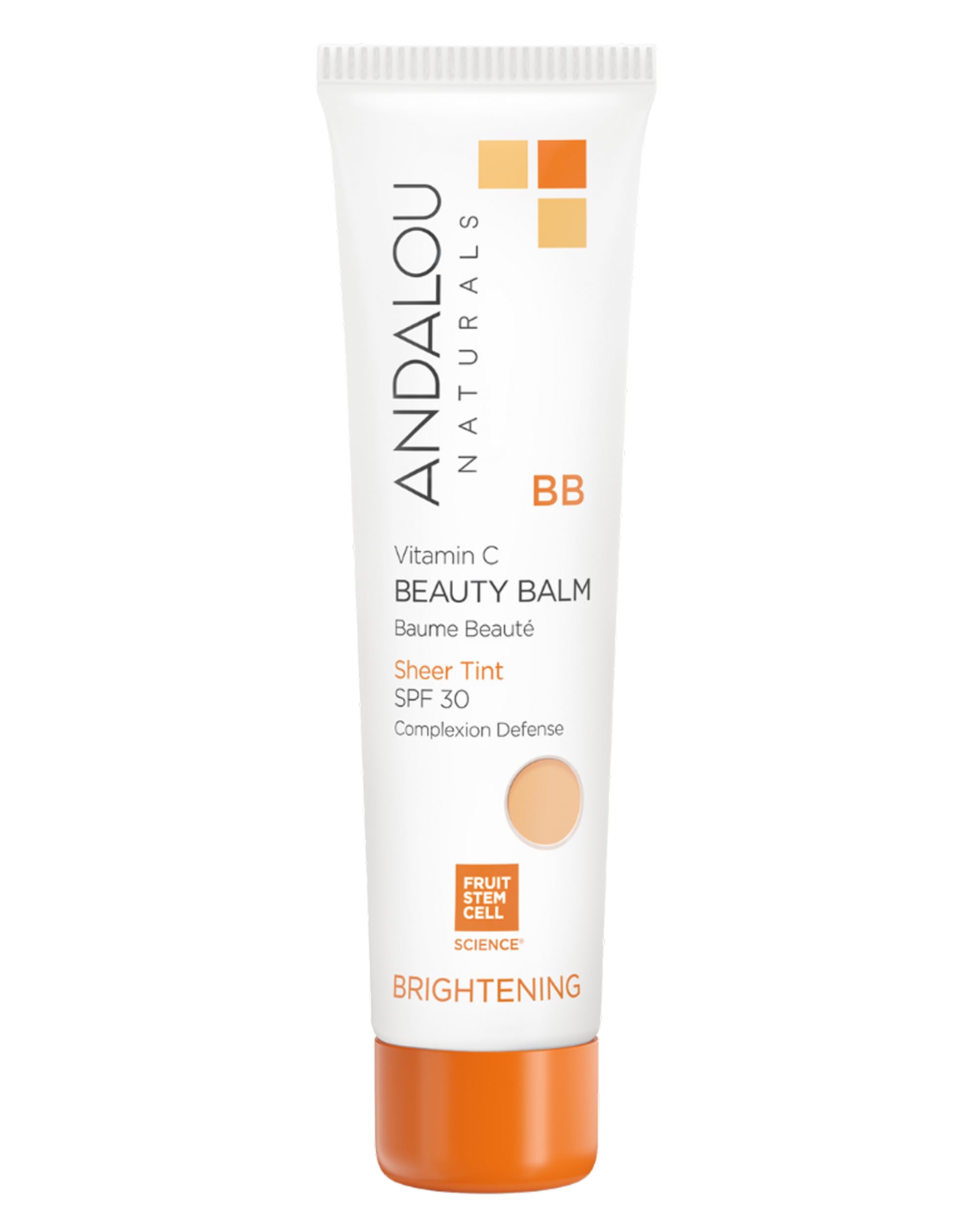 Andalou Naturals BB con SPF30 en envase 2oz para protección diaria del rostro.