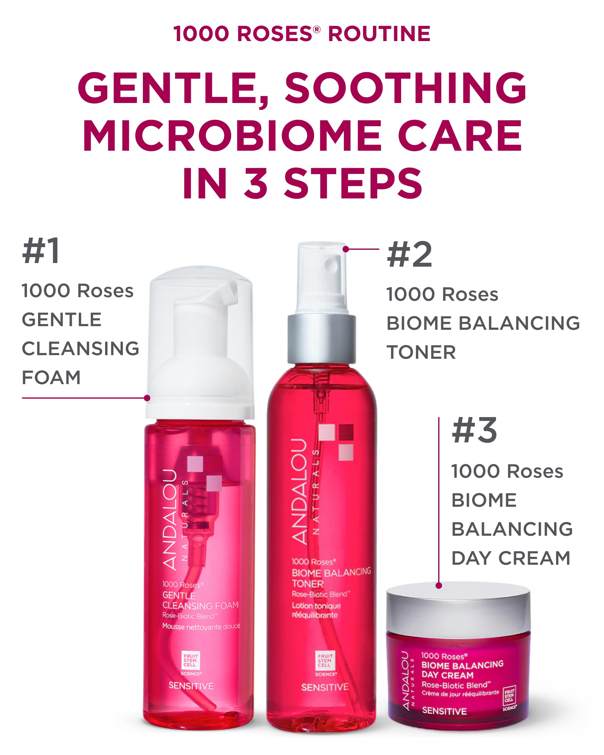 Andalou Naturals células madre de rosa alpina para revitalizar la piel