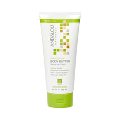 Andalou Naturals crema corporal Kukui cacao nutritiva para piel suave