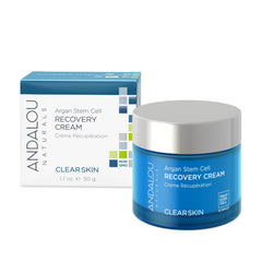 Andalou Naturals crema recuperadora argan: botella de 50 ml para piel grasa.