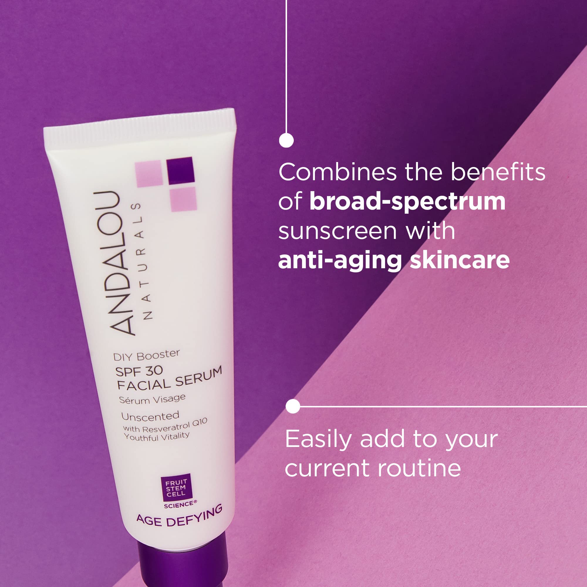 Aplicación diaria: serum mezclado con crema para SPF 30, cuidado personalizado