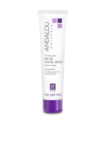 Andalou Naturals DIY Booster SPF 30, frasco con aplicador, protección solar suave para piel seca