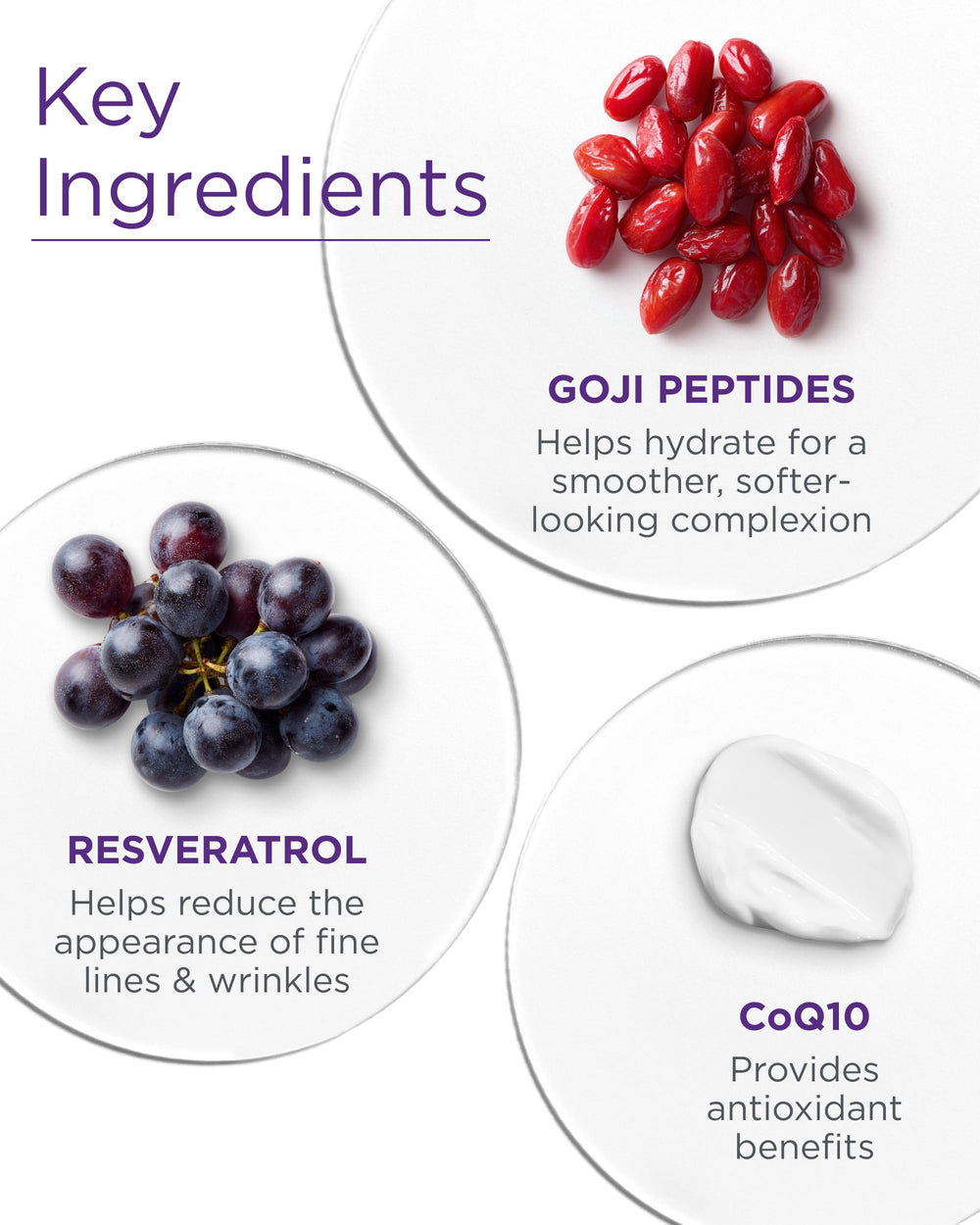 Goji Peptide Perfecting Cream de Andalou Naturals, glicopeptidos de goji para tono uniforme.