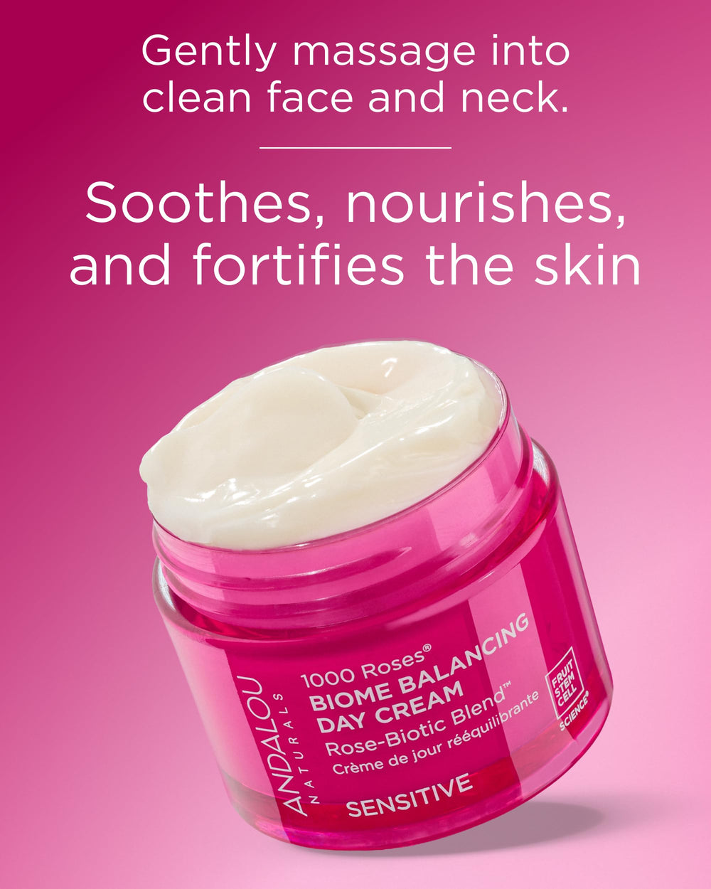 Andalou Naturals textura gel cremosa para hidratación diaria