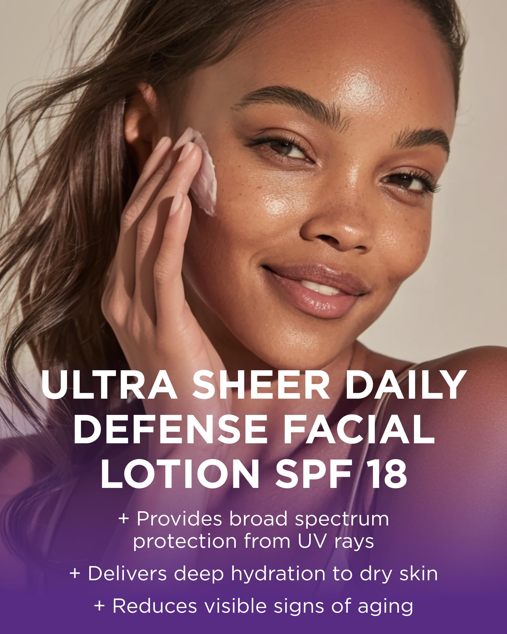 Andalou Naturals textura ligera de crema facial para uso diario y hidratación suave.