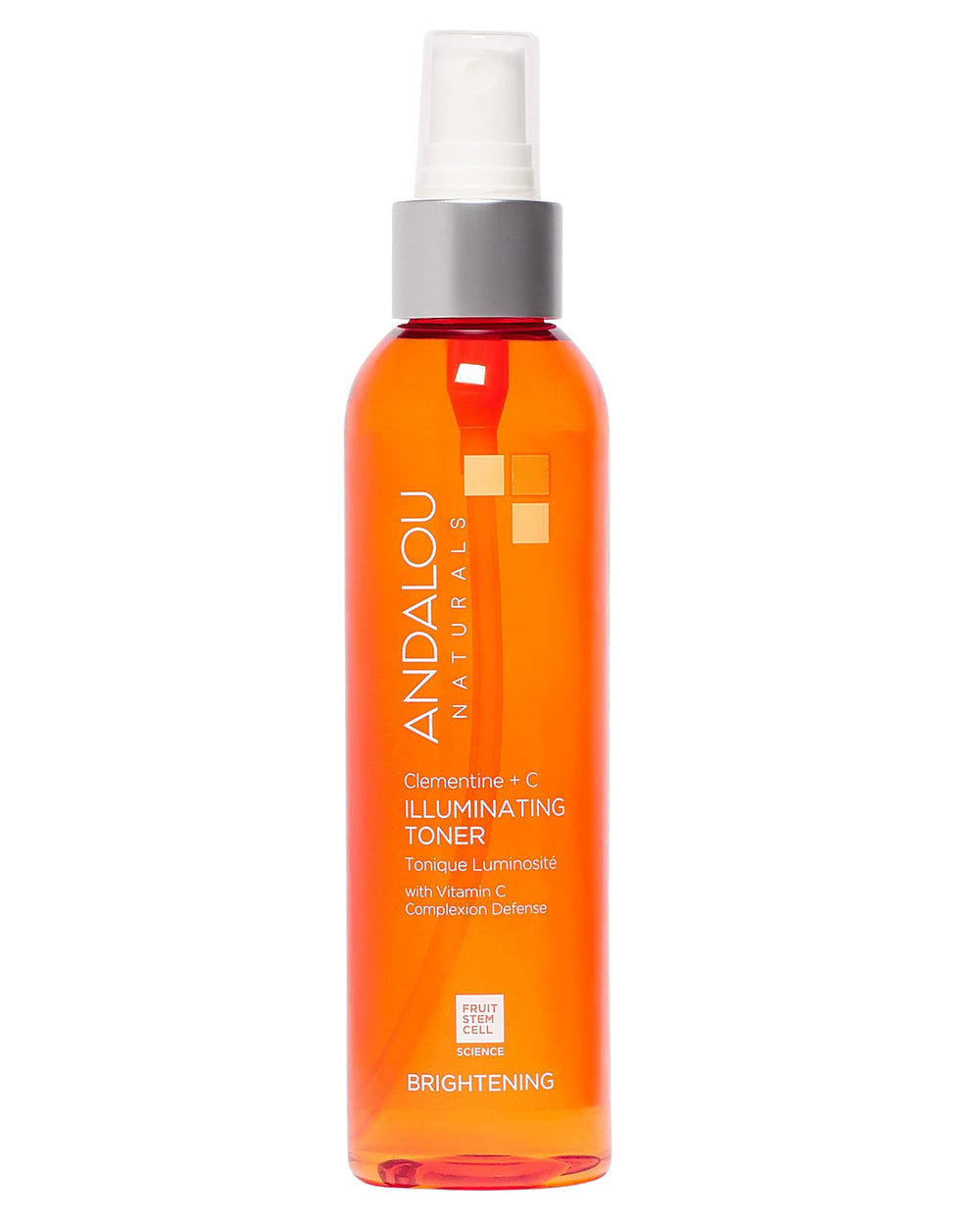 Andalou Naturals tonico facial Clementina bruma rostro, hidrata y refresca.