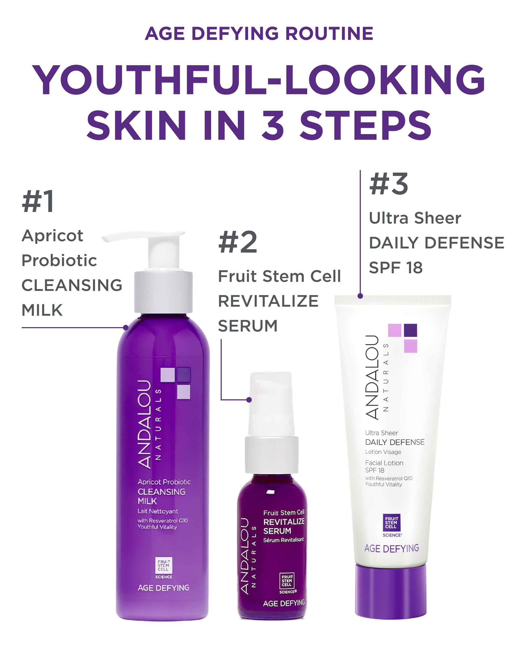 Andalou Naturals vitamina C y aloe vera en la fórmula para piel suave.