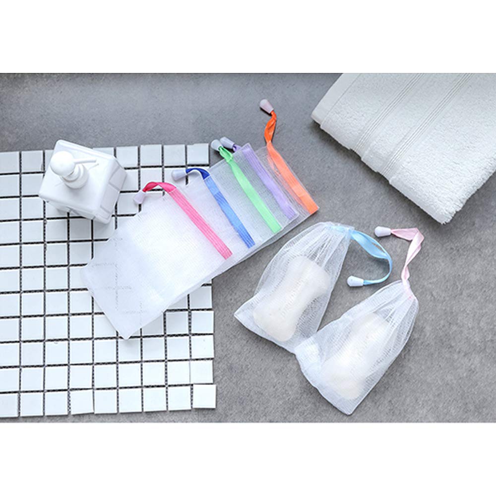 Andiker juego de 7 bolsas, colores variados para diferenciar jabones