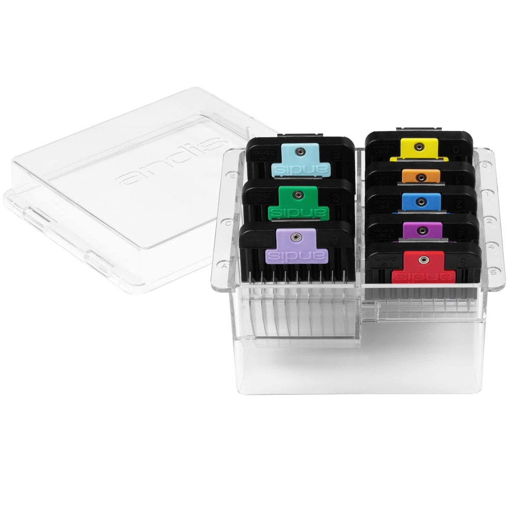 Caja transparente para ordenar y guardar herramientas Andis