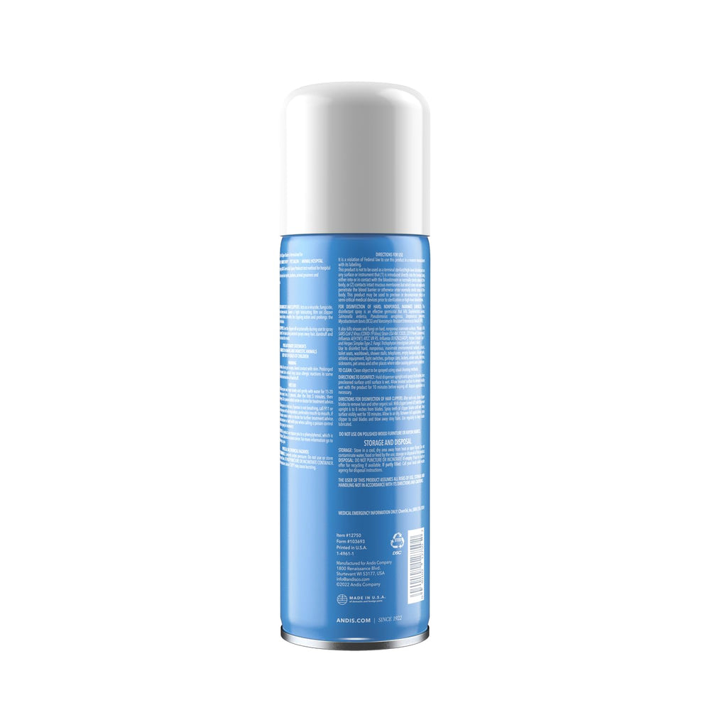 Andis Cool Care Plus, desinfección 5-en-1 para limpieza de herramientas.