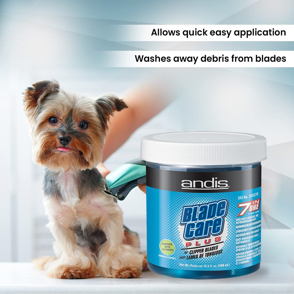 Andis Jarra de Cuidado de Cuchillas: película lubricante suave en las hojas