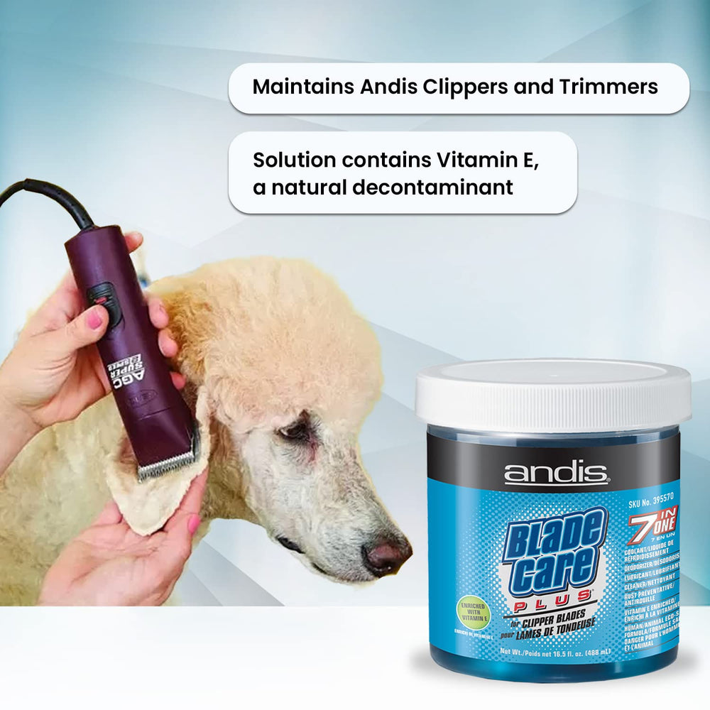 Andis Jarra de Cuidado de Cuchillas: vitamina E que cuida las cuchillas