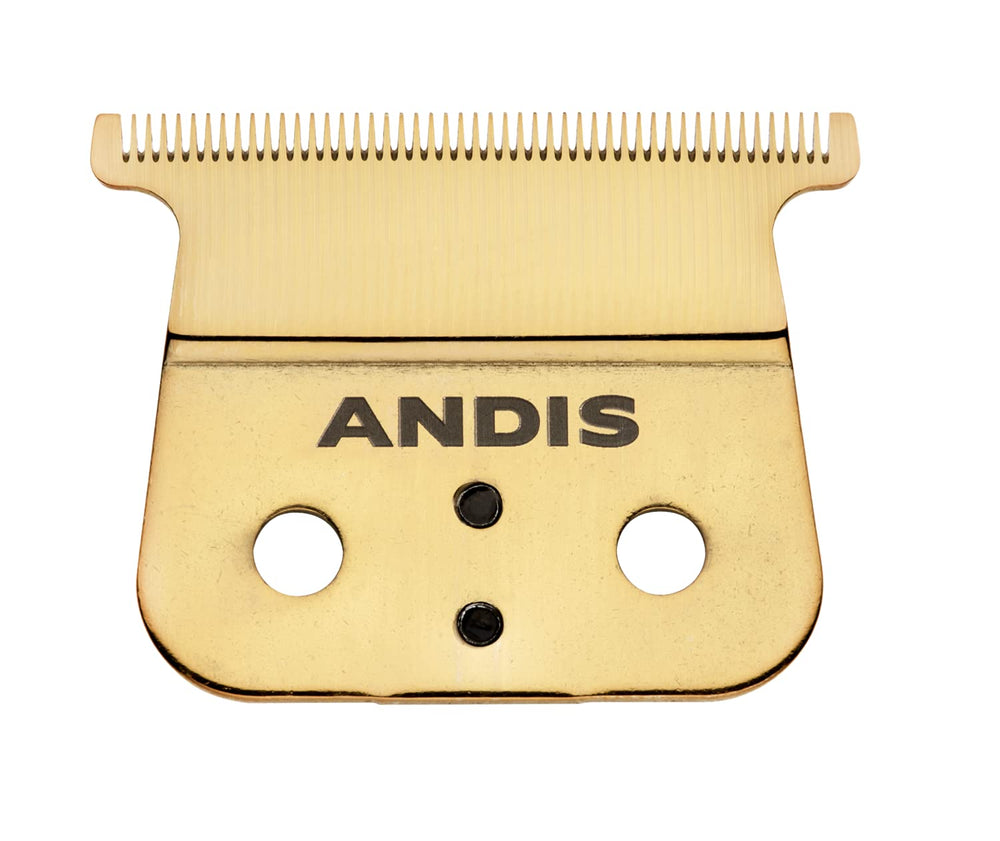 Recubrimiento dorado de Andis GTX-EXO para mayor durabilidad.