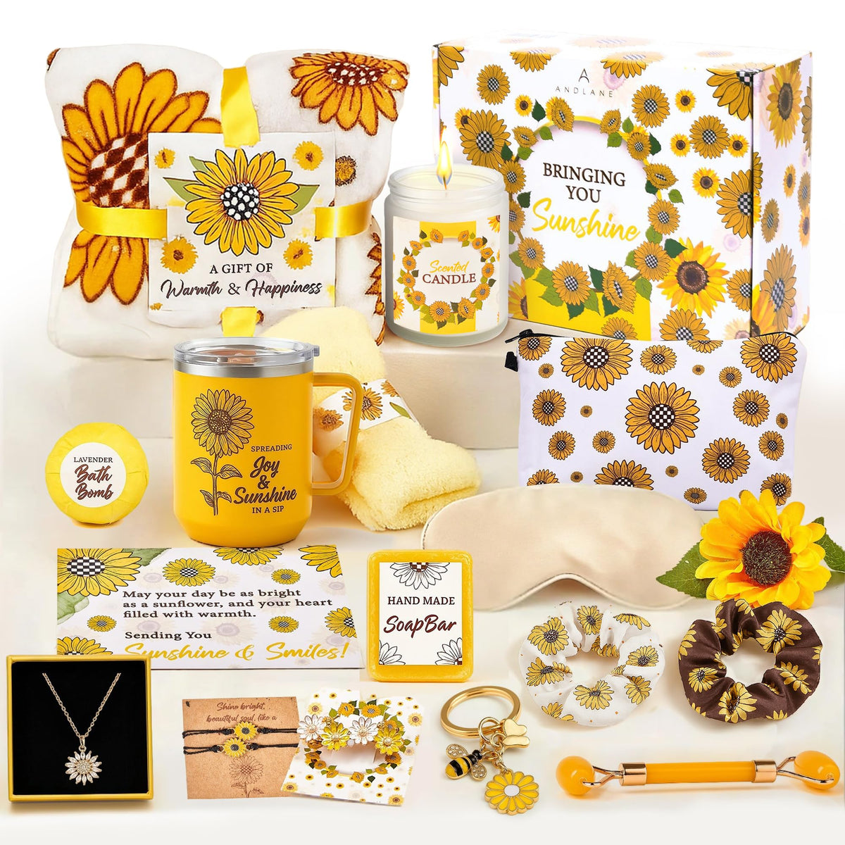 Andlane caja regalo girasol completa para alegrar cualquier ocasión