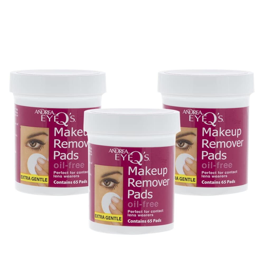 ANDREA Eye Q discos desmaquillantes para ojos sin aceite eliminan maquillaje con suavidad