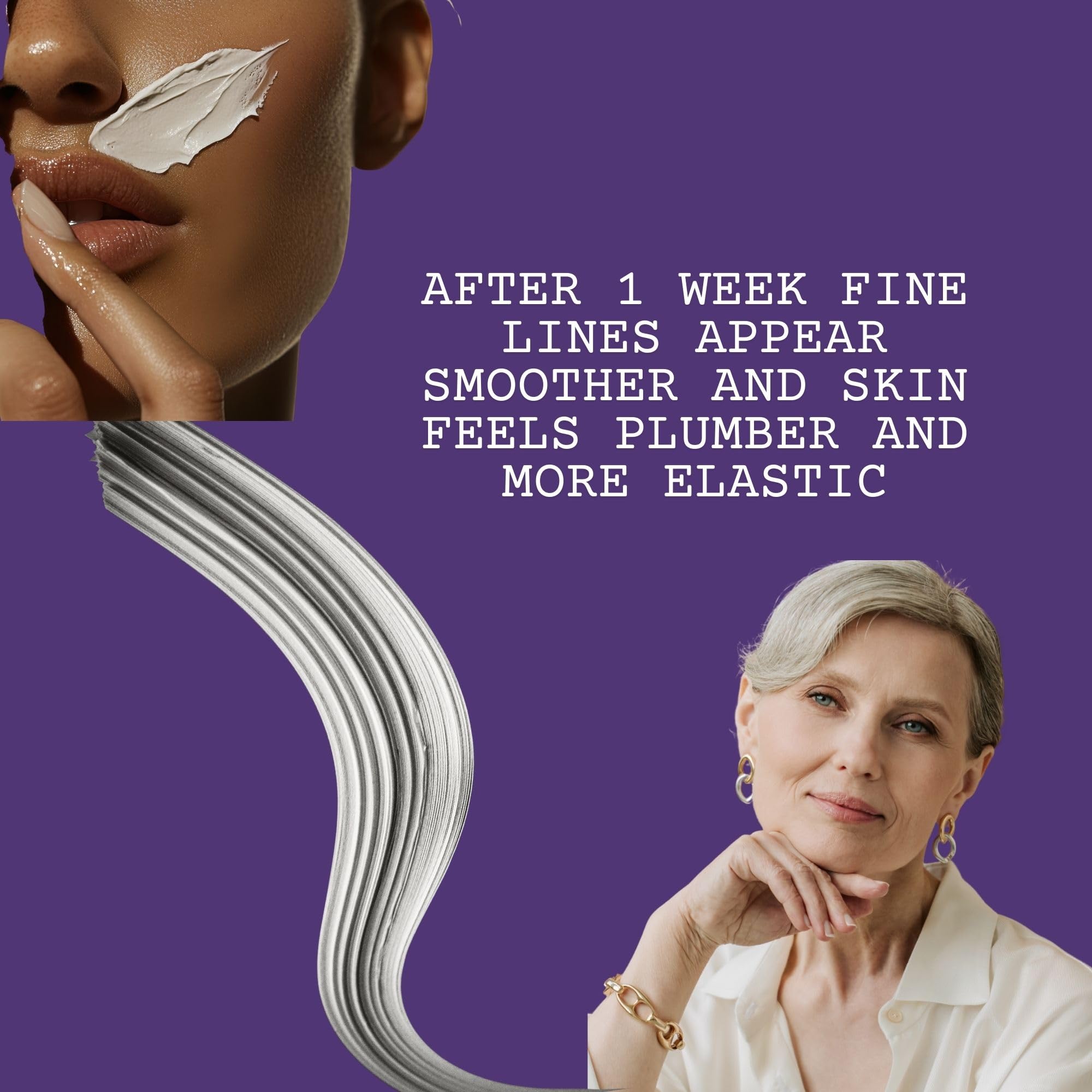 Aneww Platinum Night: manos aplicando crema nocturna para piel suave