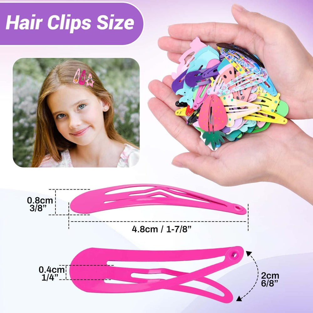 Anezus clips para cabello para proyectos de personalización casera.