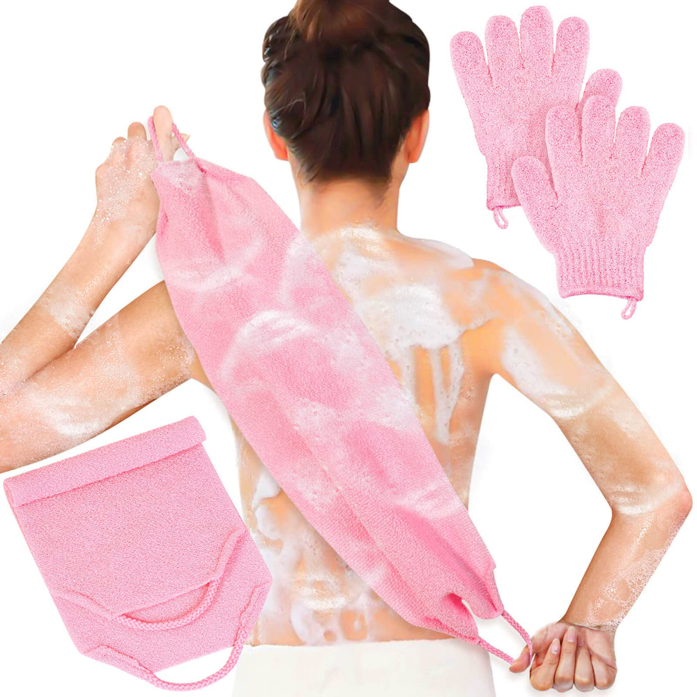 Guante exfoliante Anezus para dorso, exfolian suavemente la piel.