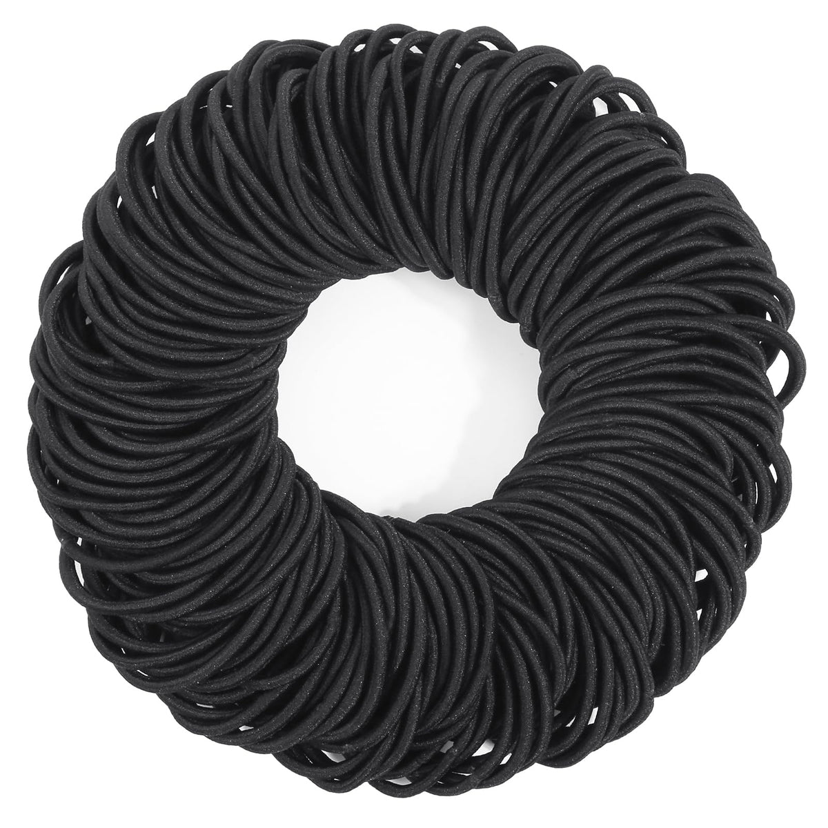 elásticos anezus para cabello negro, sujeción duradera y sin enganchar