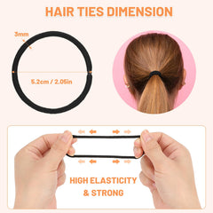 elásticos anezus para cabello, sujeción segura para peinados diarios