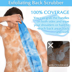 Guantes ducha Anezus, ajuste cómodo y exfoliación suave de la piel.