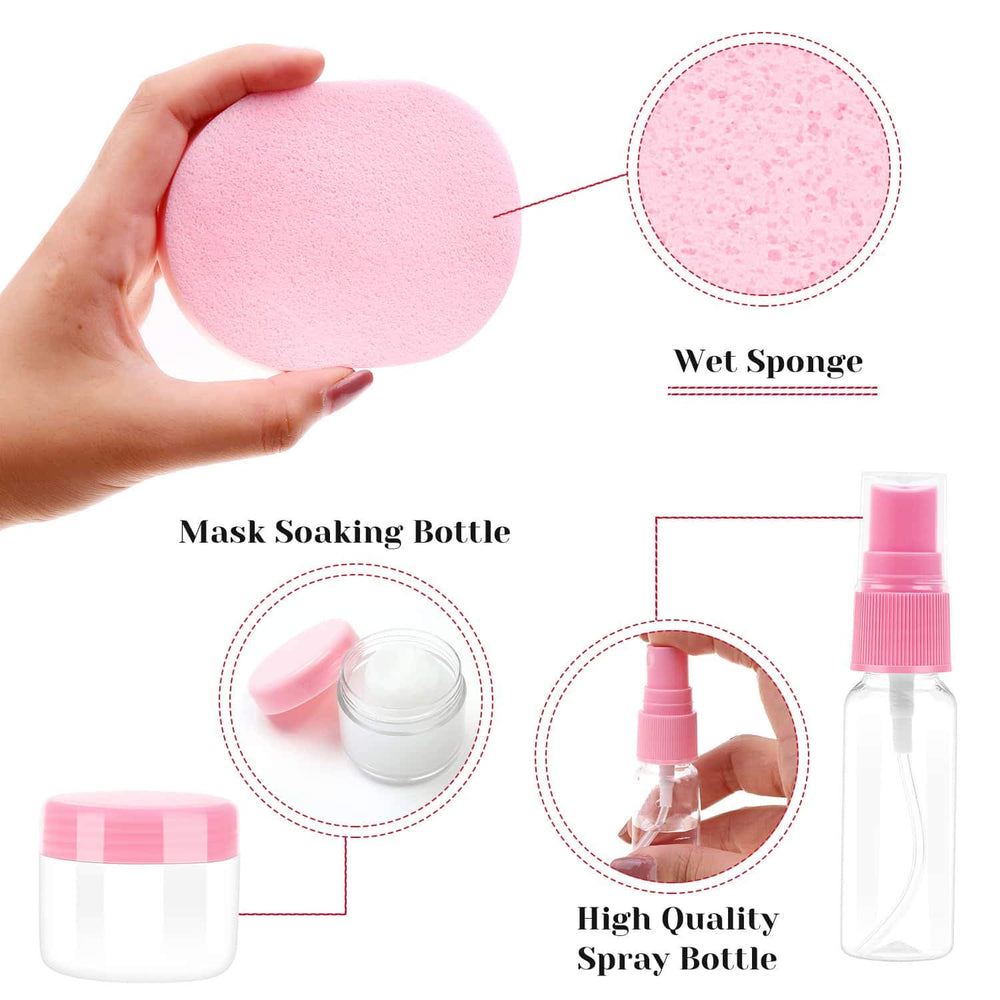 El puff húmedo de anezus facilita la absorción suave de la mascarilla.