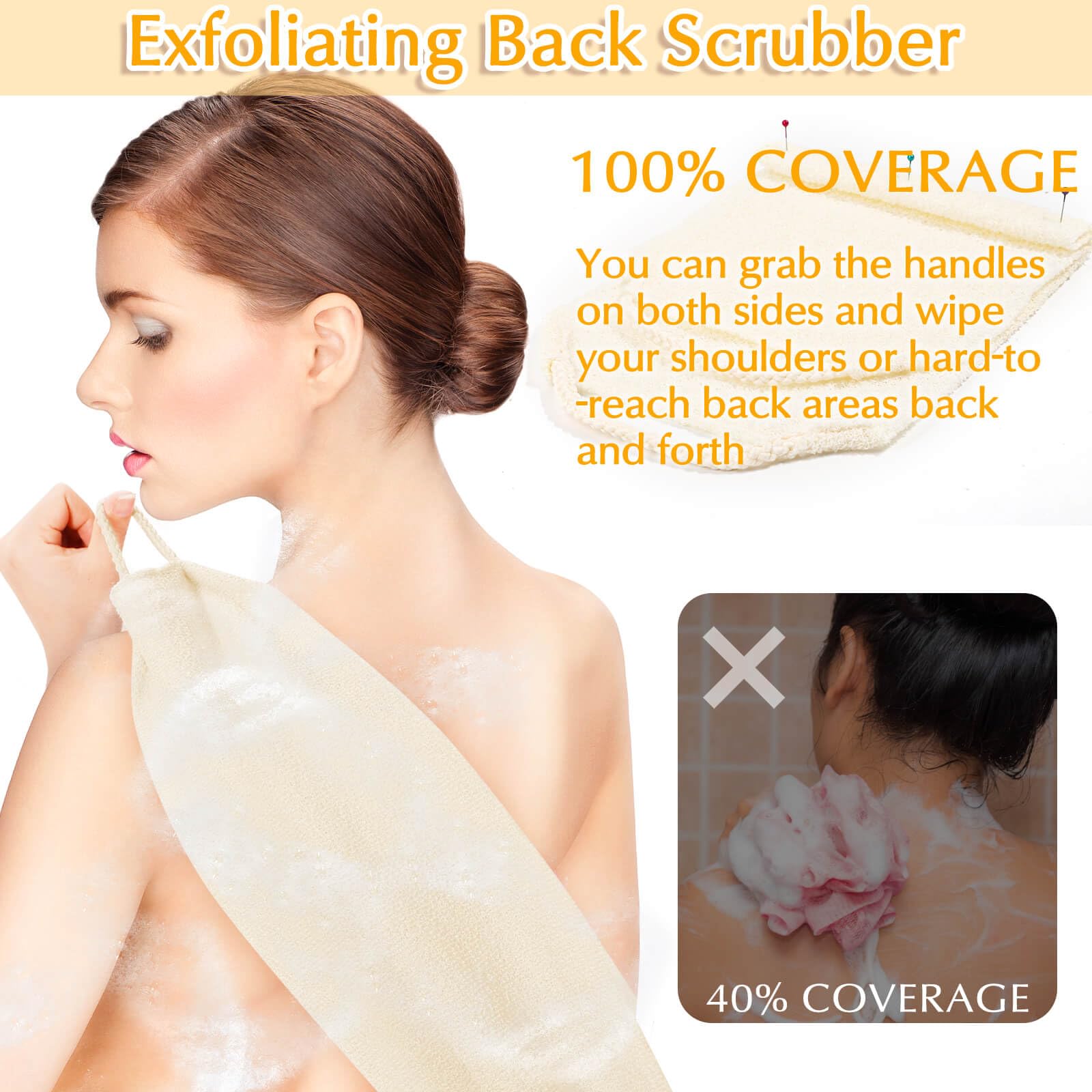 Anezus toalla exfoliante corporal: exfoliación suave para pieles sensibles.