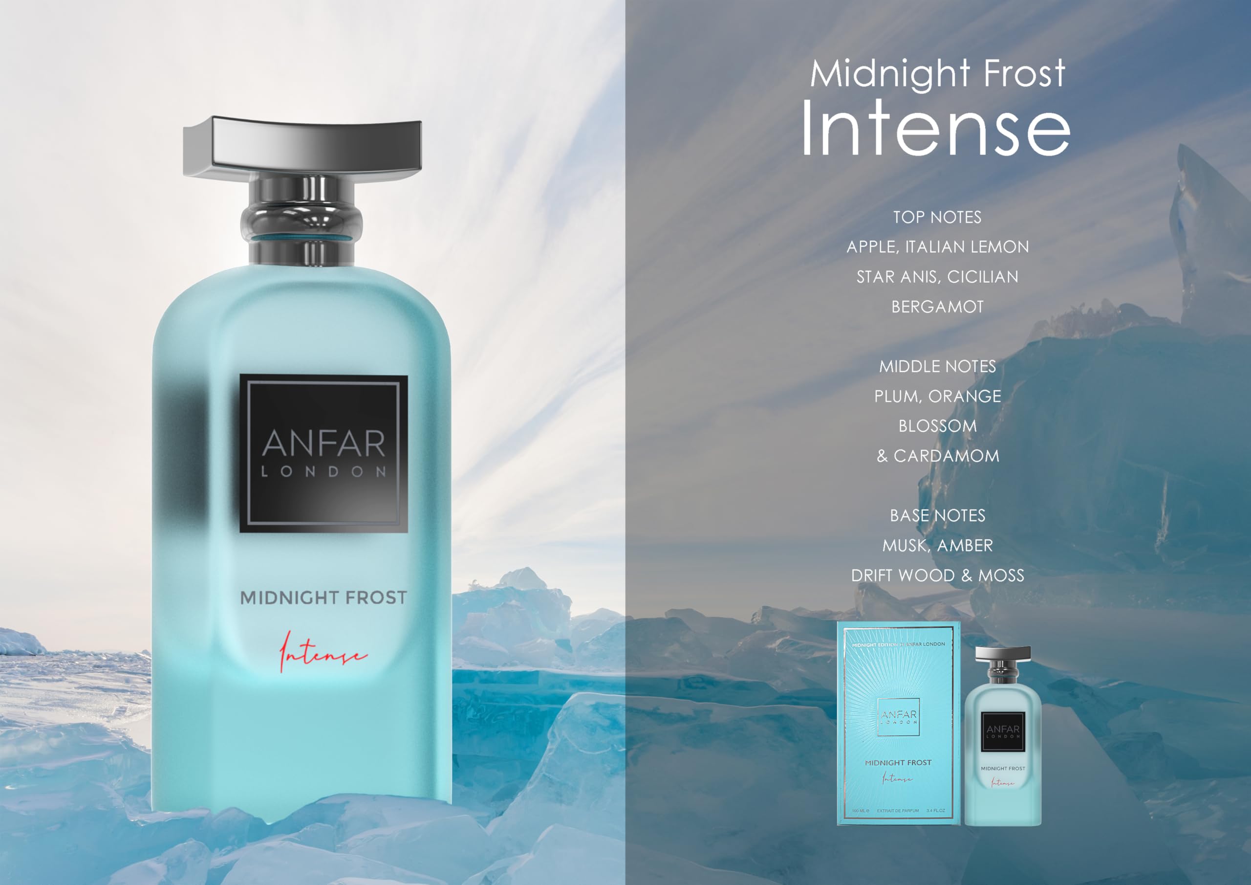 ANFAR LONDON Midnight Frost label detail for evening wear