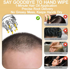 Aplicación rápida de minoxidil sin grasa en las manos